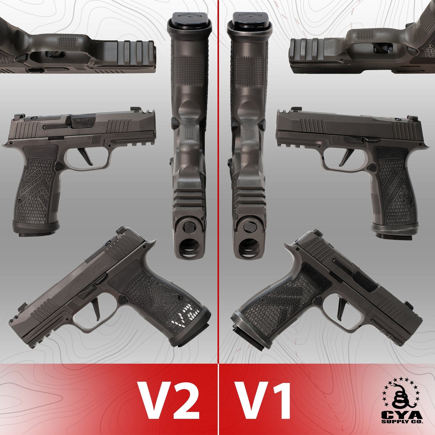 Sig Sauer P365 - AXG LEGION Gen - 2 IWB Holster | BASE IWB CYA Supply Co.