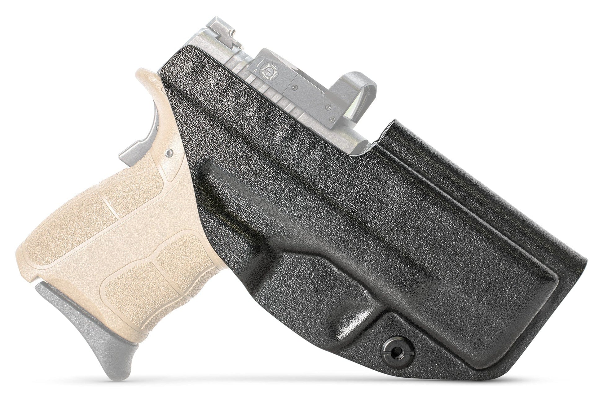 CYA Base IWB Full Size 3.3" Holster in black color on a Springfield XD-S