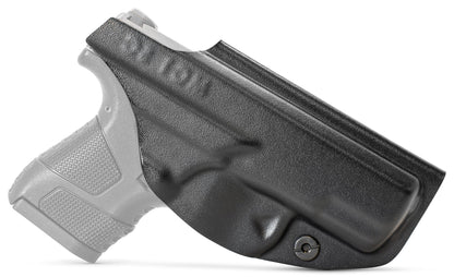 CYA black Base IWB holster on a black Mossberg MC1SC handgun