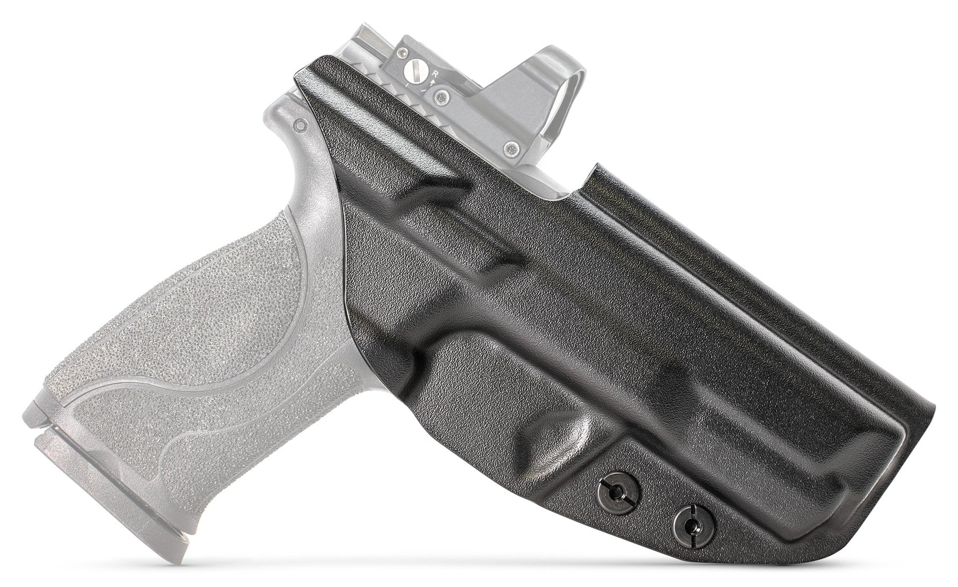 CYA Supply Co. Base IWB Full Size 4.25" Holster in Black color on a Smith & Wesson M&P M2.0