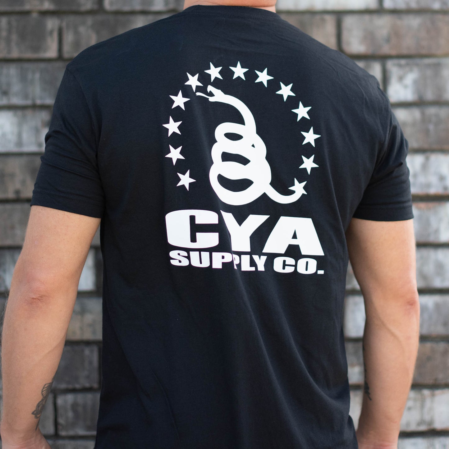 CYA SUPPLY T-SHIRT SNAKE LOGO CYA Supply Co.