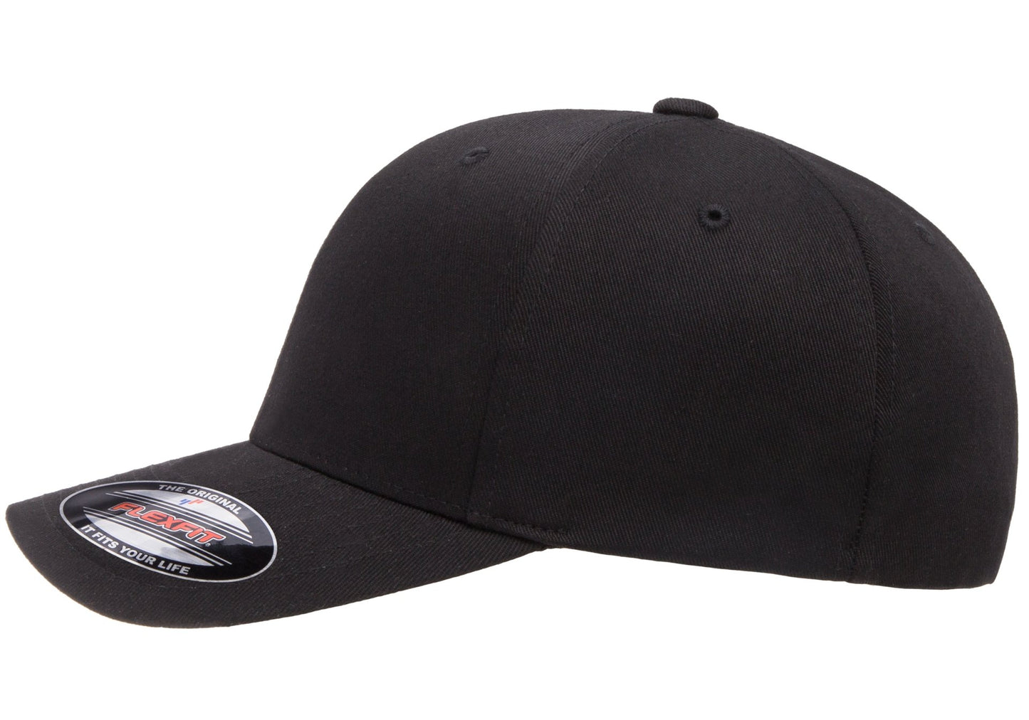 FLEXFIT FITTED CAP BLACK CYA Supply Co.