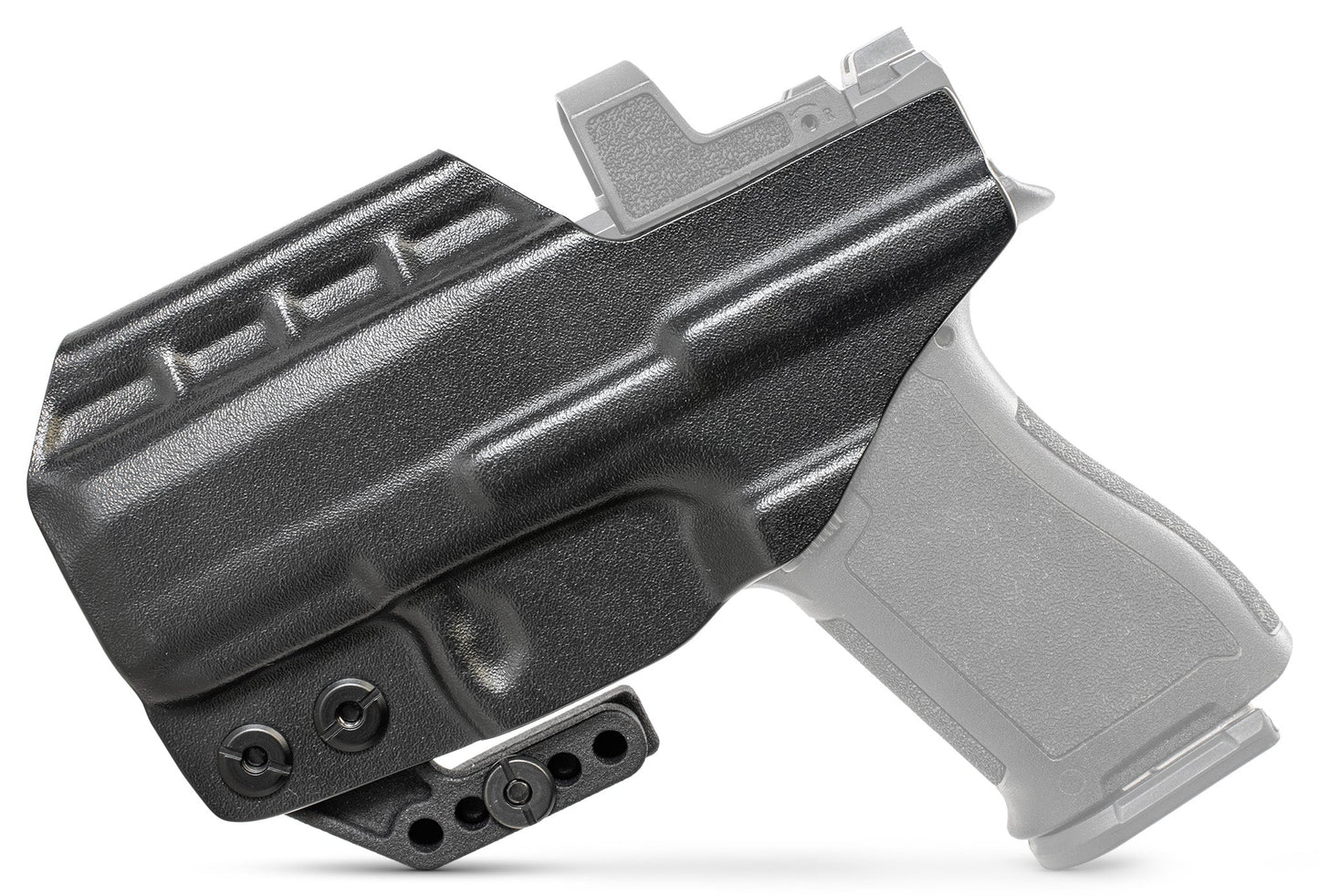 CYA black Base IWB holster on a black psa micro dagger path handgun