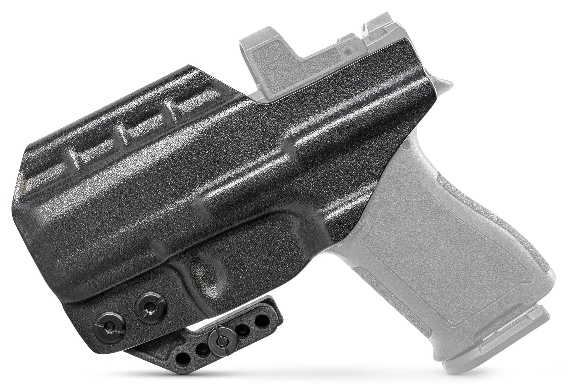 CYA black Base IWB holster on a black psa micro dagger path handgun
