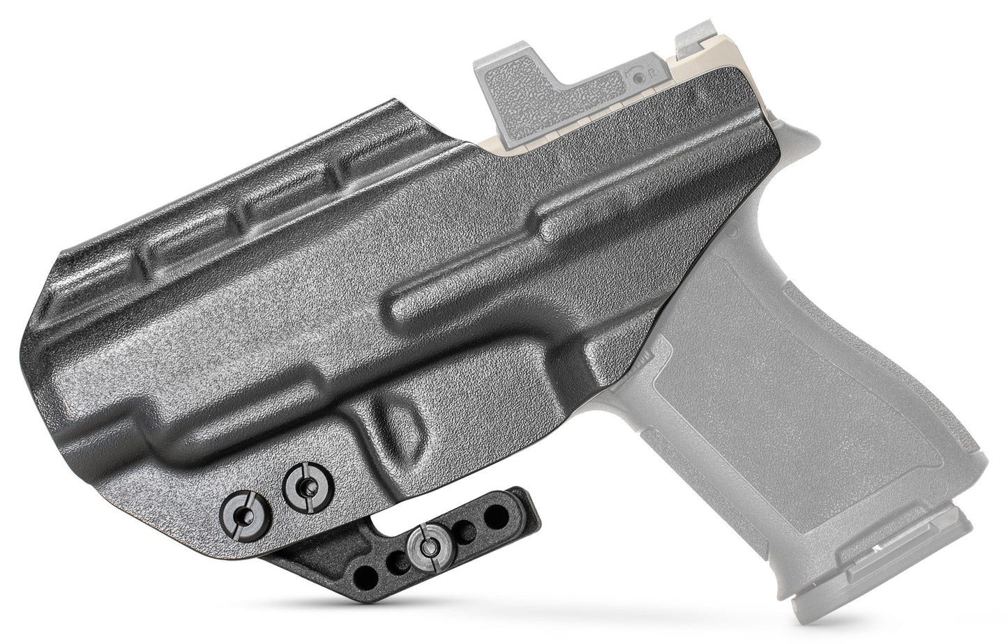 CYA black Base IWB holster  on a black psa micro dagger c1 handgun