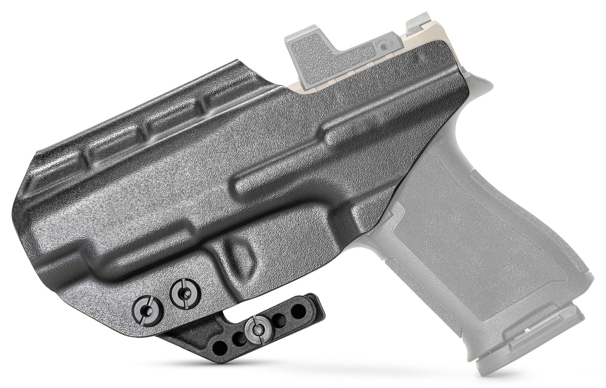 CYA black Base IWB holster  on a black psa micro dagger c1 handgun
