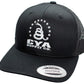 RETRO SNAPBACK TRUCKER FLEXFIT CAP BLACK CYA Supply Co.