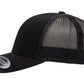RETRO SNAPBACK TRUCKER FLEXFIT CAP BLACK CYA Supply Co.