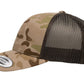 RETRO SNAPBACK TRUCKER FLEXFIT CAP MULTICAM ARID/BROWN CYA Supply Co.