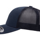 RETRO SNAPBACK TRUCKER FLEXFIT CAP NAVY BLUE CYA Supply Co.