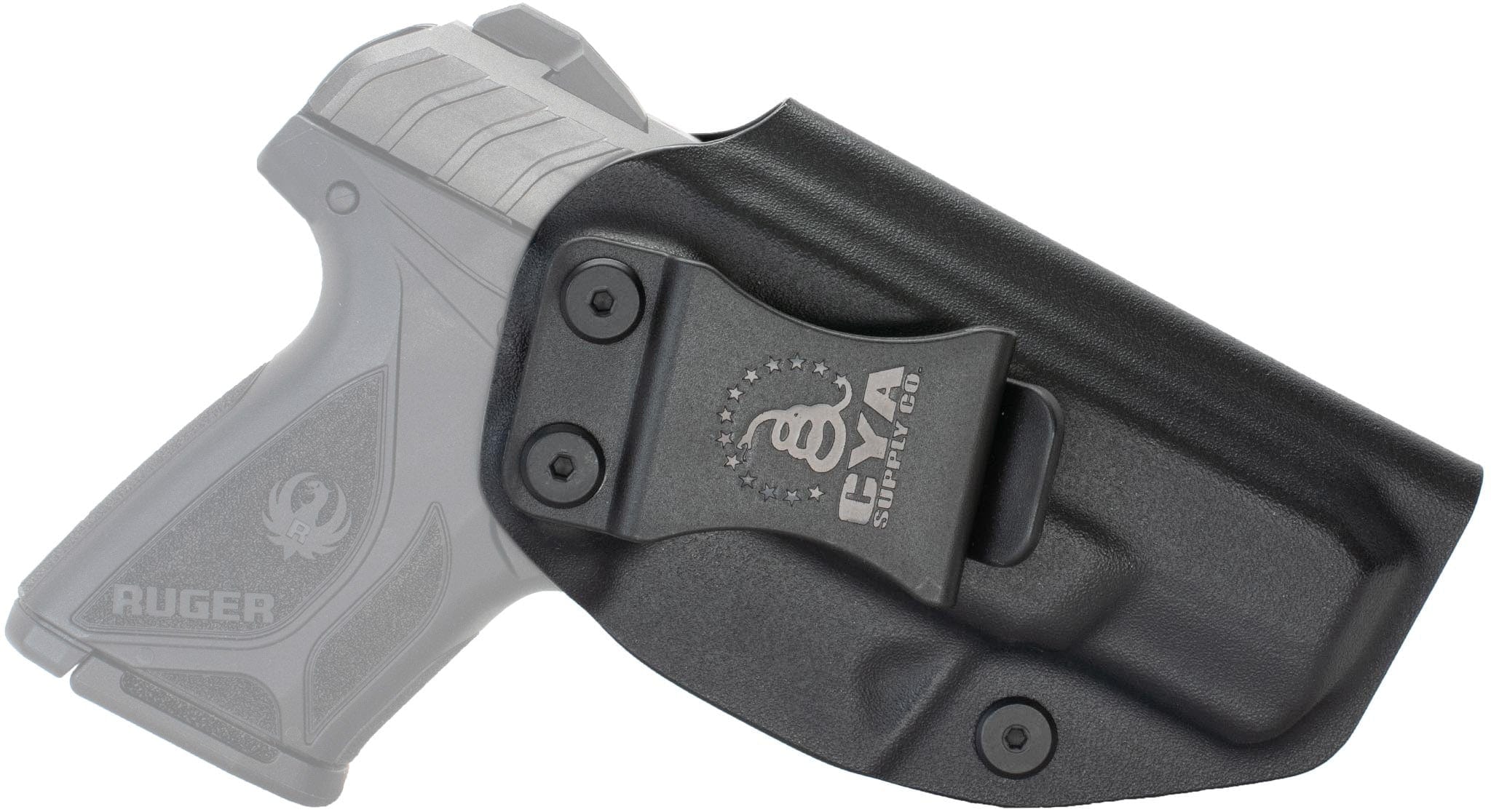 TEGE Security 380 Holster – Fits Ruger Security 380, Security-9 Compact, Pro Standard – Polymer OWB, Adjustable Cant, Level 2 Retention, Right Hand