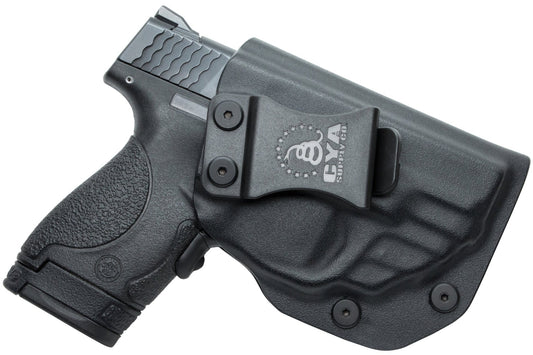 Smith & Wesson M&P Shield Red Crimson Trace Holster | Base IWB | CYA Supply Co. CYA Supply Co.